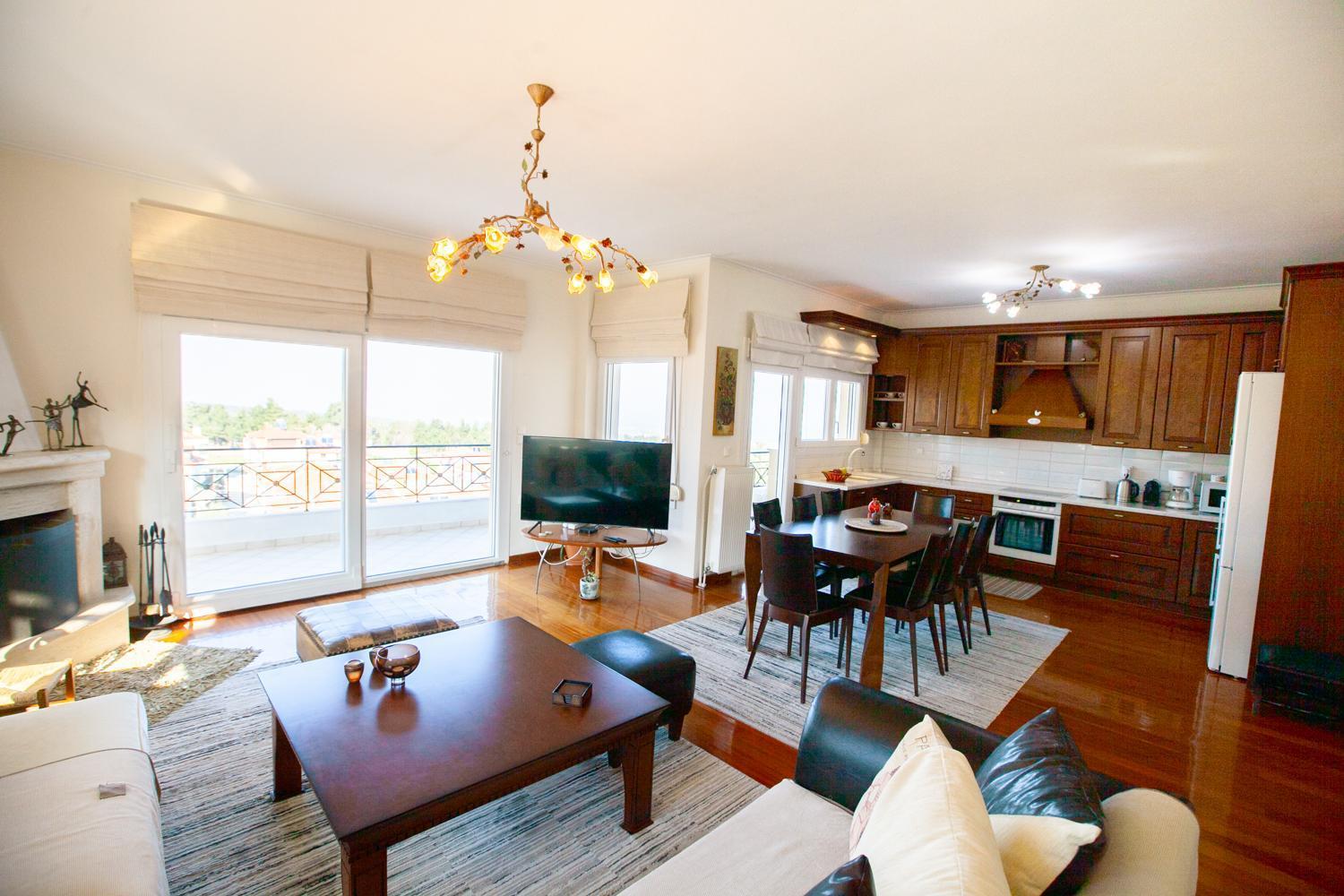Rodon Apartment With Great View, Sauna And Jacuzzi Litochoro Exterior foto
